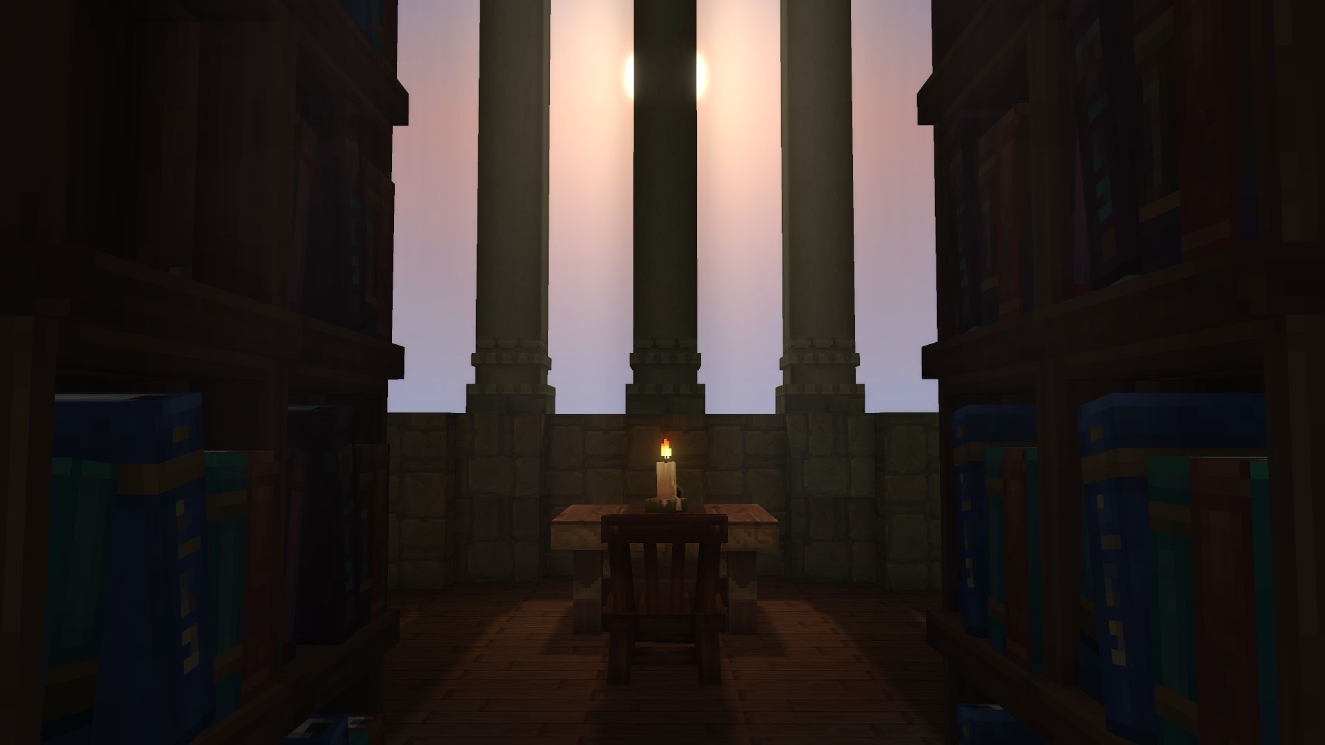 library_at_dusk